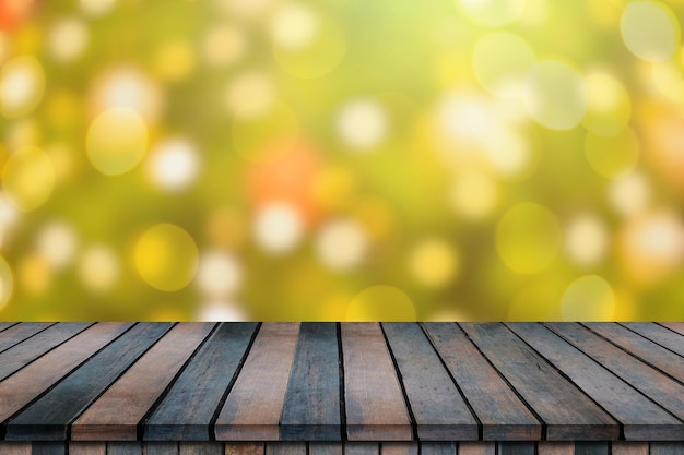 Abstract golden bokeh background