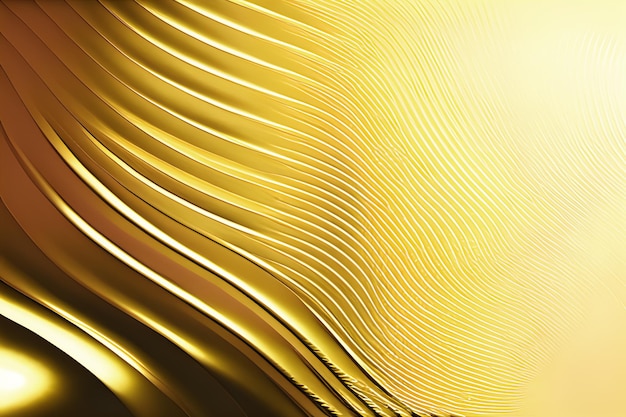 abstract golden gold wave textured material background