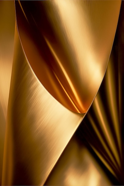Abstract golden texture material luxury golden background Ai generated