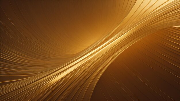 The Abstract Golden Wave Background