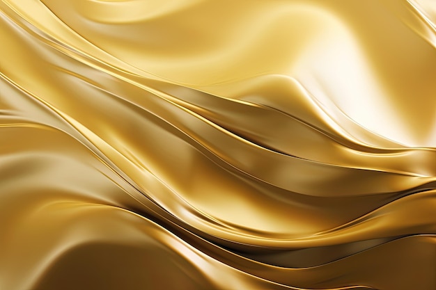 Abstract golden wave textured background