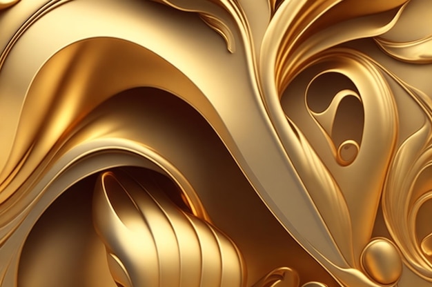 Abstract Gouden achtergrond