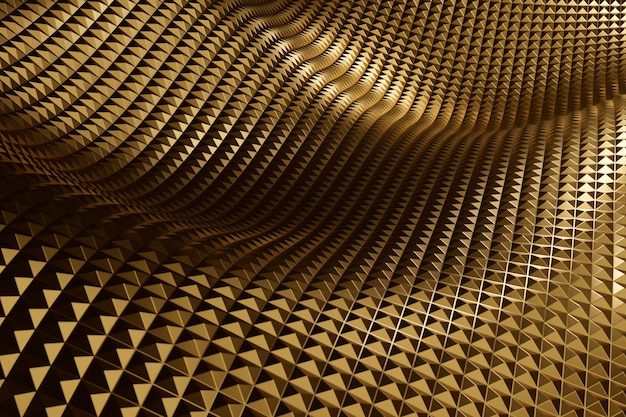 Abstract gouden geweven materiaal