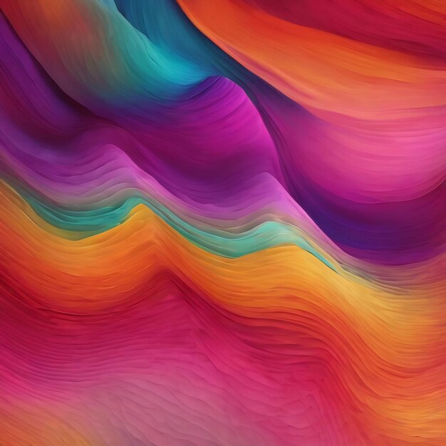 Abstract gradient art featuring a mesmerizing blend of colors and meshes