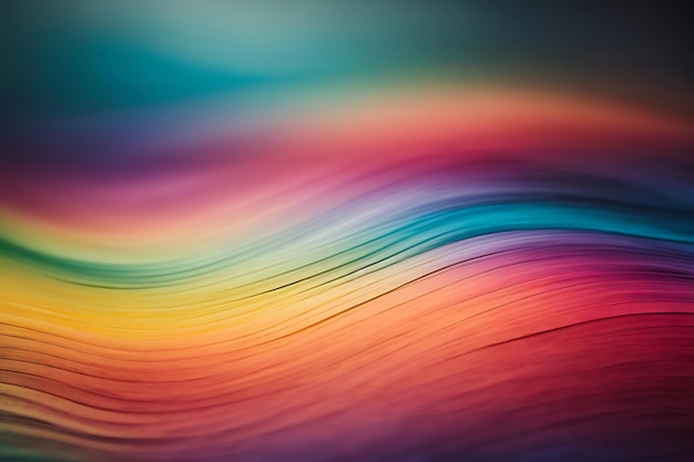 Abstract gradient background design with grainy effect and rainbow colors