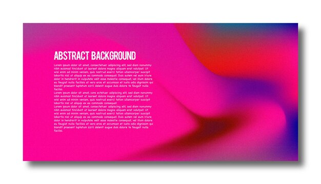 Photo abstract gradient background and texturizer grainy effect for design landing page background