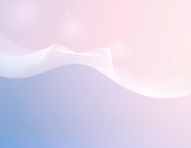 Abstract Gradient Background with Smooth Curved Lines