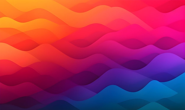 Abstract gradient background with a vibrant eyecatching color scheme Generative AI