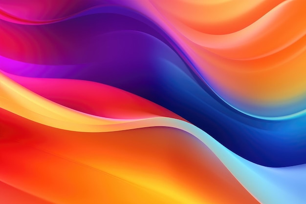 Abstract gradient colorful background generative ai