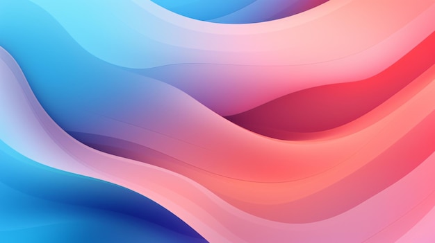 Abstract gradient fluid shape background