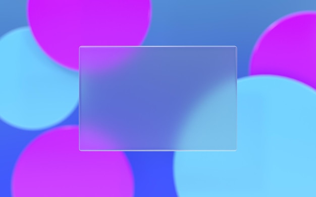 Abstract gradient glassmorphism background