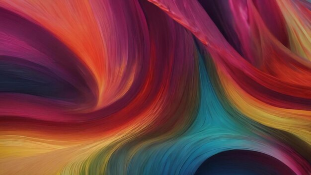 Abstract gradient wave swirl generative art by ai