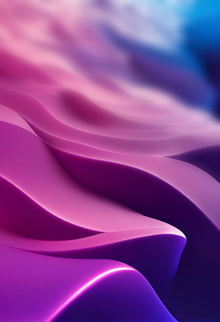 Abstract gradient waves pattern