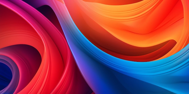 Abstract gradient wavy background