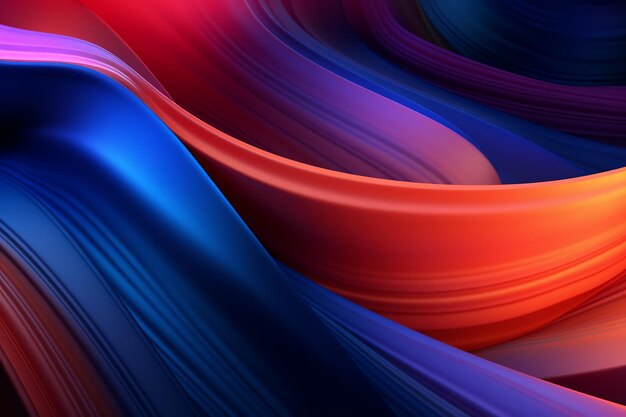 Abstract gradient wavy background