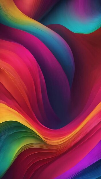 Abstract gradient wavy background