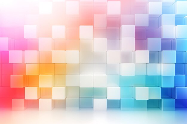 Abstract gradient white geometric background