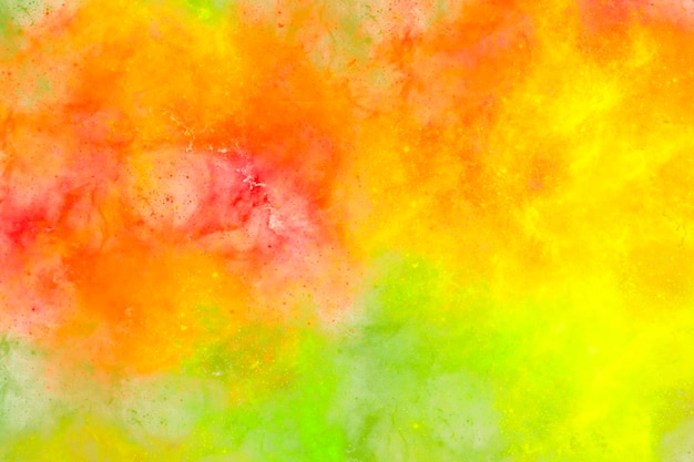 Abstract gradient yellow green and red template background