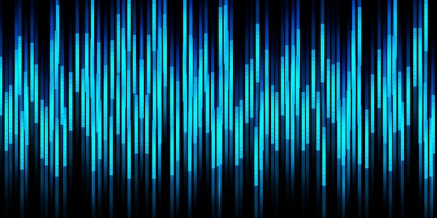 Abstract graphic background sound waves motion light lines 3d\
illustration