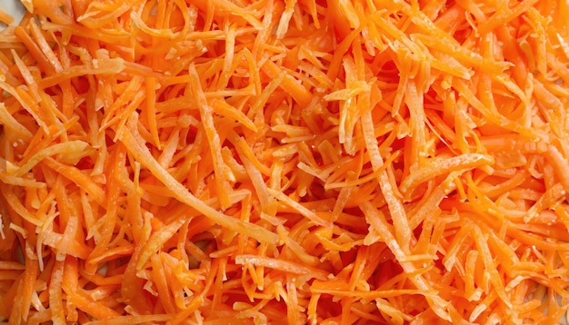 Abstract grated carrots background