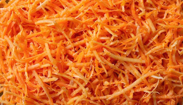 Abstract grated carrots background