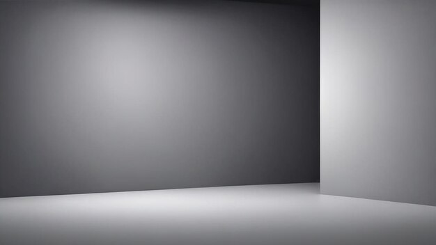 사진 웹 디자인 템플릿 제품 스튜디오 방에 사용되는 부드러운 그라디엔트와 함께 추상적인 회색 배경
