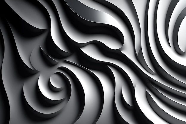 Abstract Gray Metallic Background