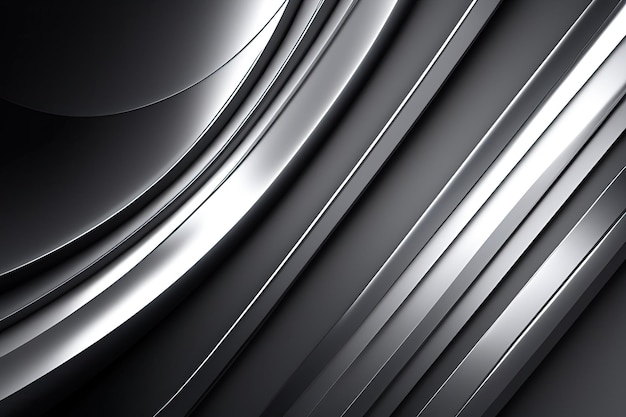 Abstract Gray Metallic Background