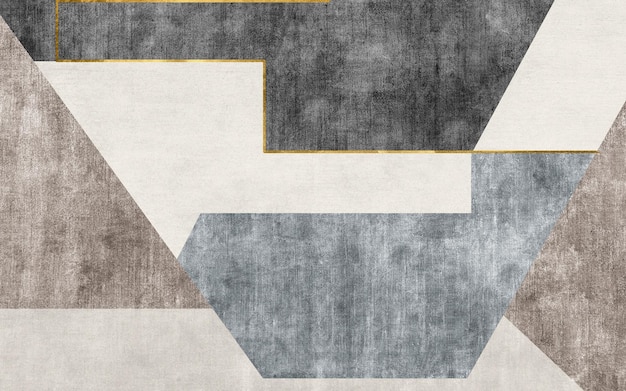 Abstract gray minimalist handpainted art creative geometry