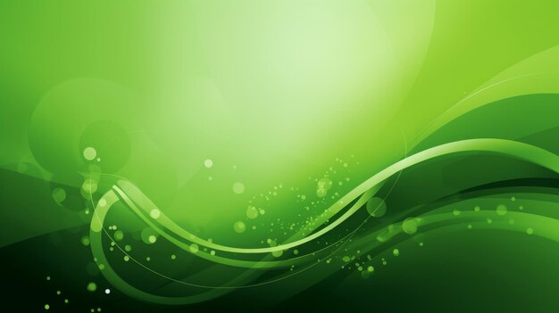 Abstract Green Artistic Background