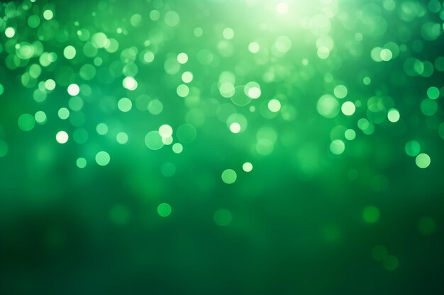 Abstract green background blur of green tree on nature and bokeh