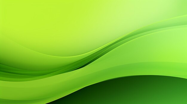 Abstract green background dynamic shapes composition