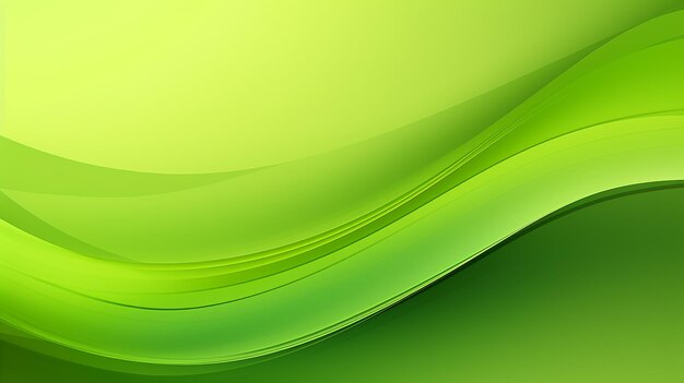 Abstract green background dynamic shapes composition