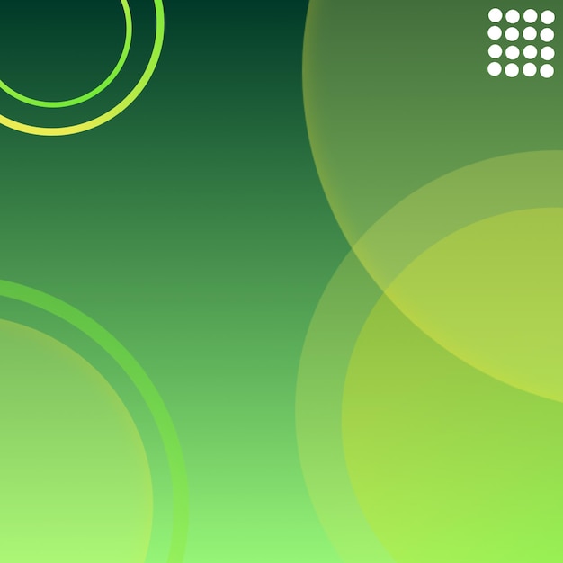 Abstract green background illustration design round shape background style