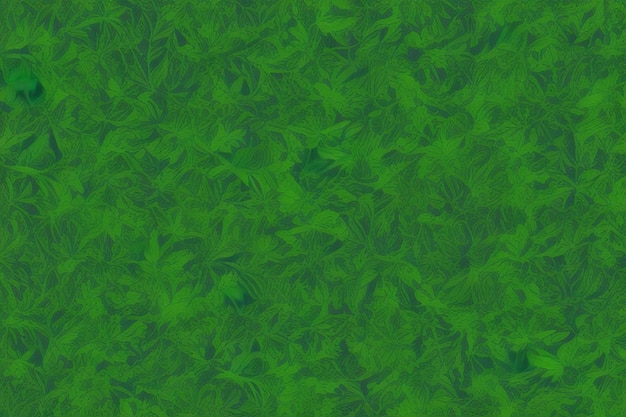 Photo abstract green background with smooth lines and blurry leaves generative ai