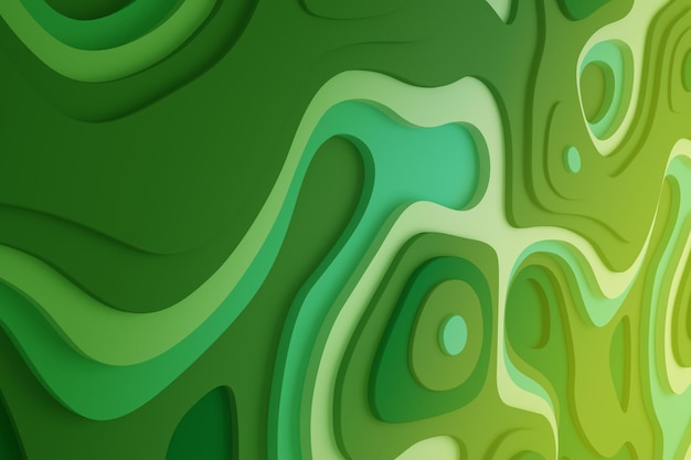 Abstract green background with terrain