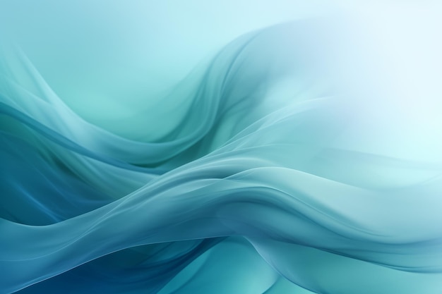 Abstract green blue wind background Generate Ai