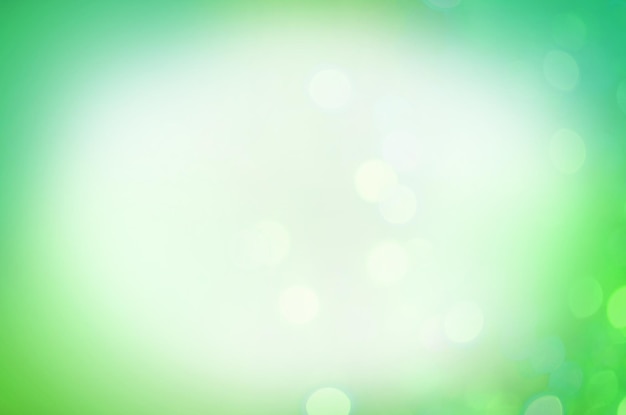 Abstract green bokeh background