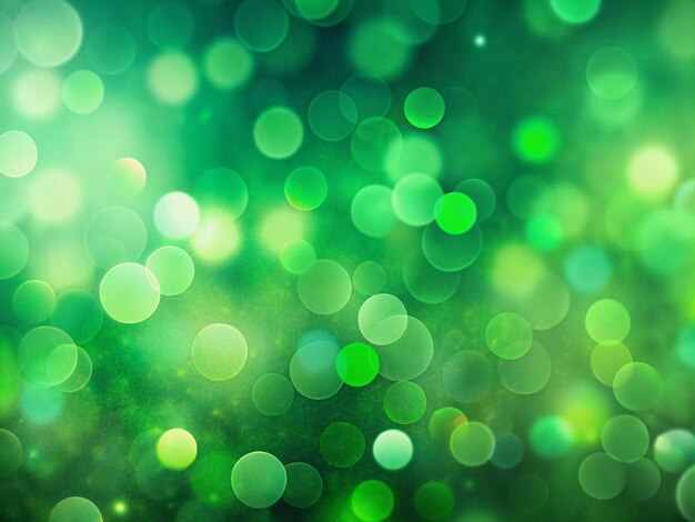abstract green bokeh lights effect background
