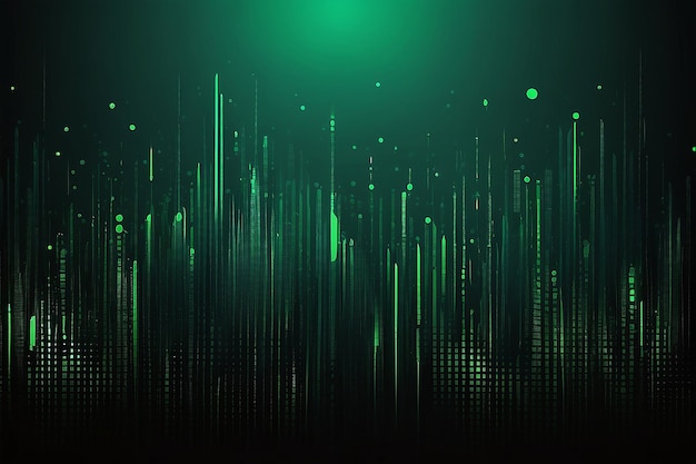 Abstract green data half tone plus background technology vector design stock illustration