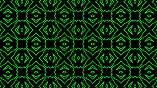 Abstract green geometric seamless pattern background Premium Photo