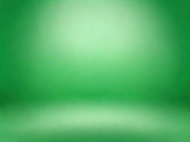 Photo abstract green gradient studio background