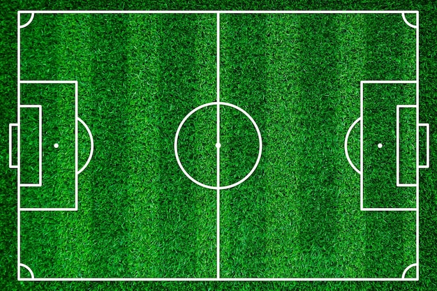 Abstract green grass football field of artificial grass background textureSoccer Playing field