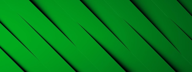 Abstract green modern geometric background 3d render