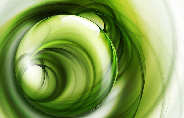 Photo abstract green nature background