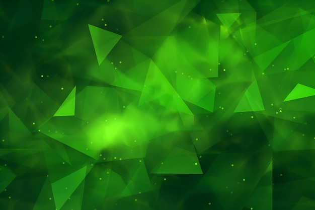 Photo abstract green polygonal background polygonal low poly design