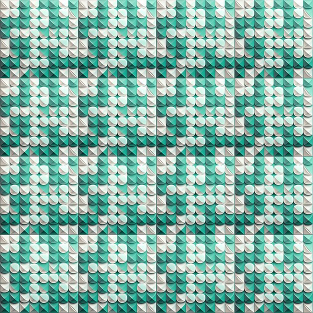 Photo abstract green stones textured seamless pattern