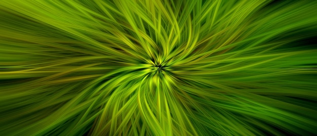 抽象的な緑の回転背景図