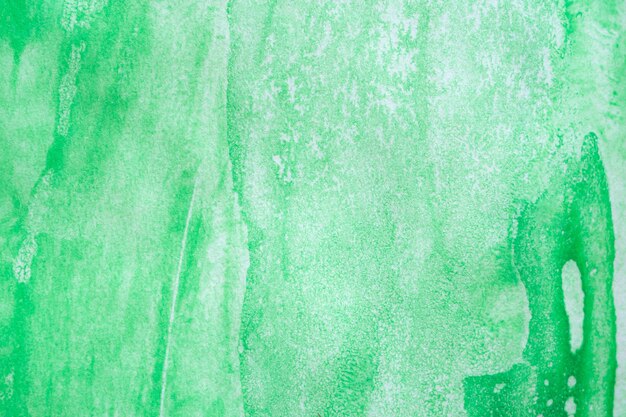写真 抽象的な緑色の水彩画の背景の質感