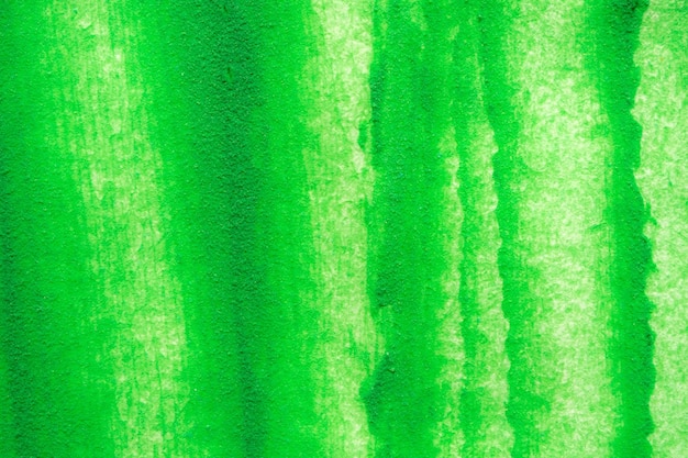 抽象的な緑の水彩画の背景のテクスチャをクローズアップ